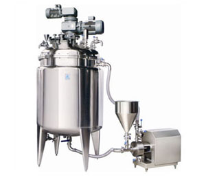 Inline Homogenizer/ High Shear Dispersion Homogenizer with Mixing Vessel